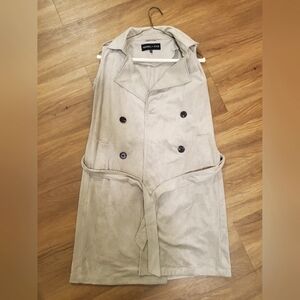 NWT Kendall & Kylie Women’s Suede Sleeveless Vest Dress Size XS